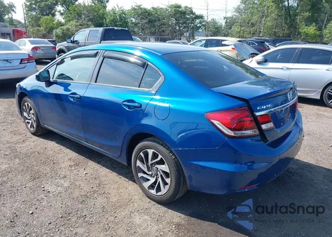 2015 Honda Civic Ex из США, поврежденный, VIN 2HGFB2F81FH503913